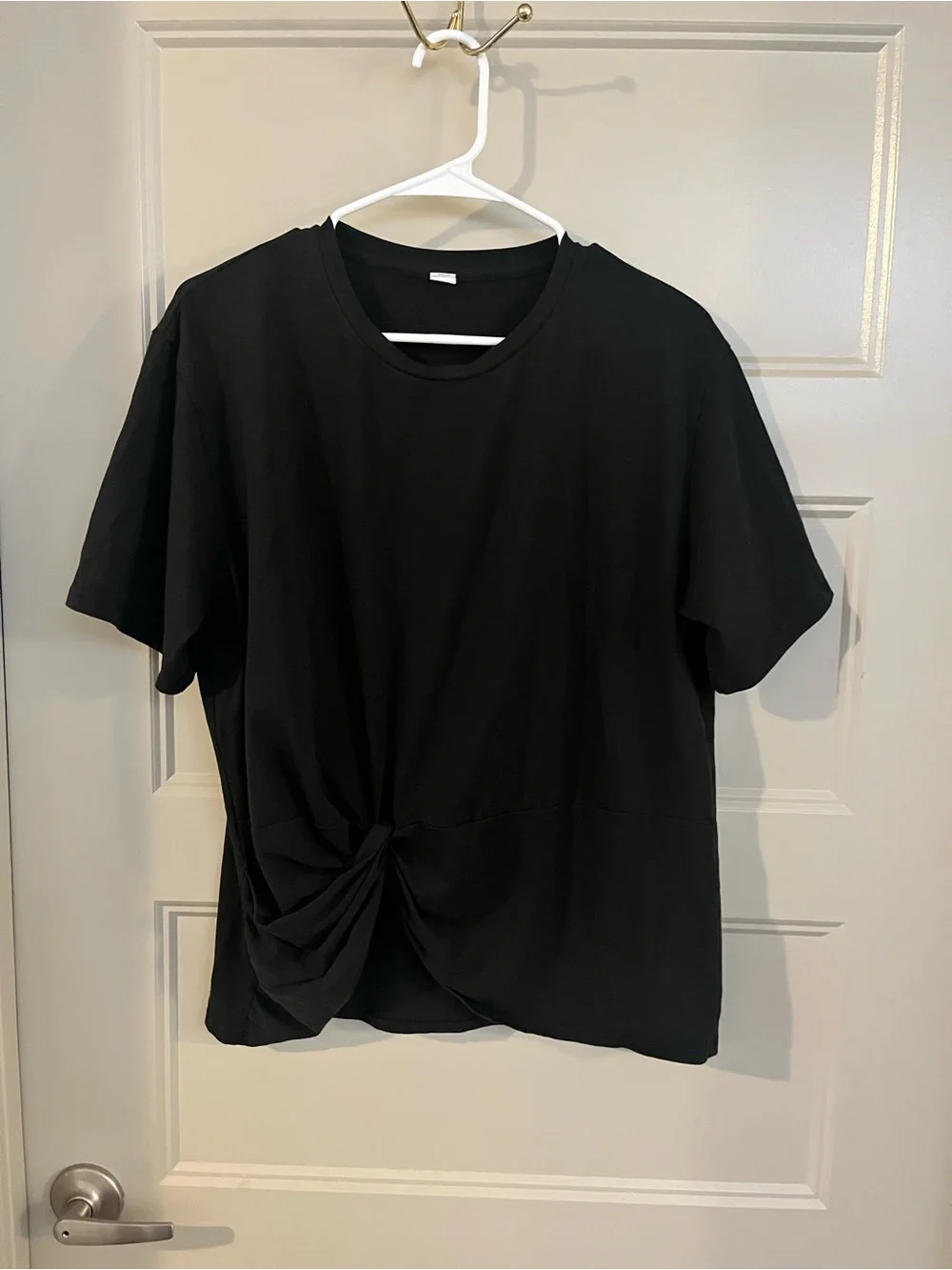 Lululemon Twist-Front Oversized T-Shirt Black